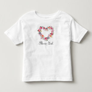 Blume Girl Blushing Herz T - Shirt