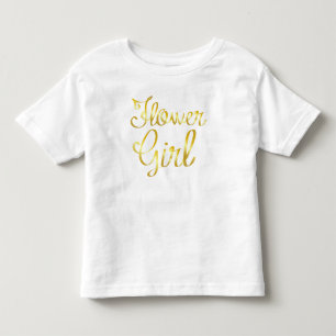 Blume Girl Gold White Tee Shirt