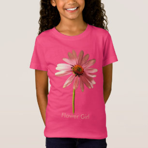 Blume Girl Lila Cone Blume Echinacea purpurea T-Shirt
