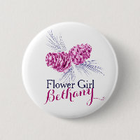 Blume Girl Pine Kegel Pflaume Marine Hochzeit Butt