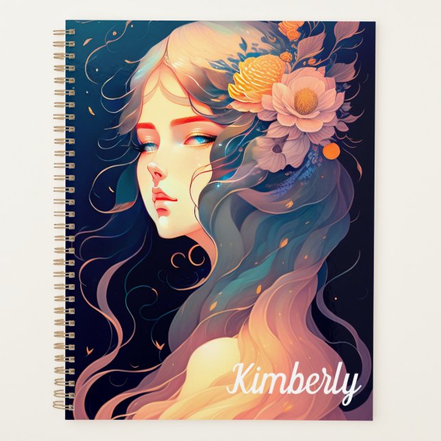 Blume Girl Planner Planer (Vorderseite)