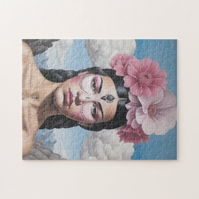 Blume-Girl-Portrait Puzzle (Horizontal)