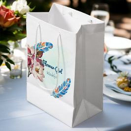 Blume Girl Vintag Magnolia Mittlere Geschenktüte