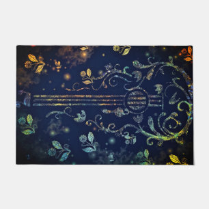 Blume Gitarre Doormat - Malerei Fußmatte