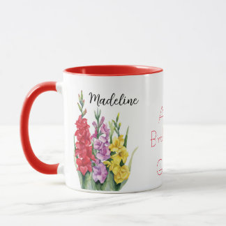 Blume Gladiolus August Blume Tasse