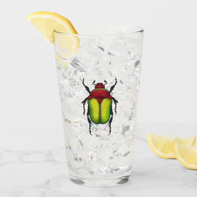 Blume Glas (Vorderseite Ice)