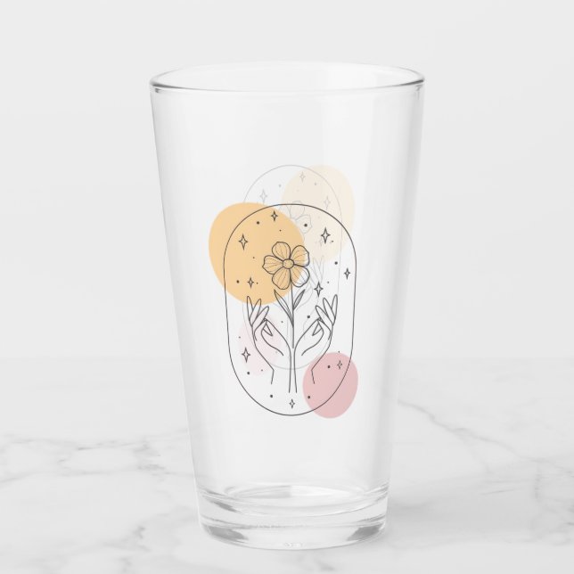 Blume Glas (Vorderseite)