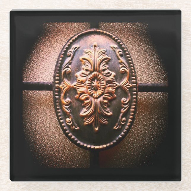 Blume Glasuntersetzer (Vorderseite)