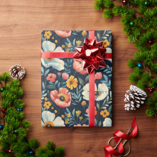 Blume Glossy Geschenkpapier