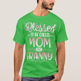 Blume glücklich, dass ich gesegnet bin, Mama Mutte T-Shirt
