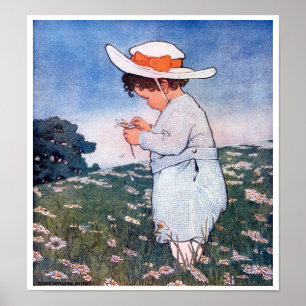 Blume Glücksspiel, Jessie Willcox Smith Poster