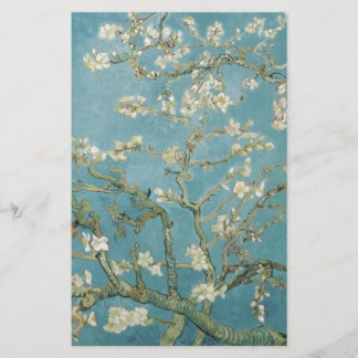 Blume Gogh Branches Almond Blüten Natur Briefpapier