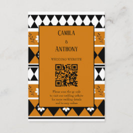 Blume Grenzstreifen Diamond-Boho Blumenmuster Begleitkarte