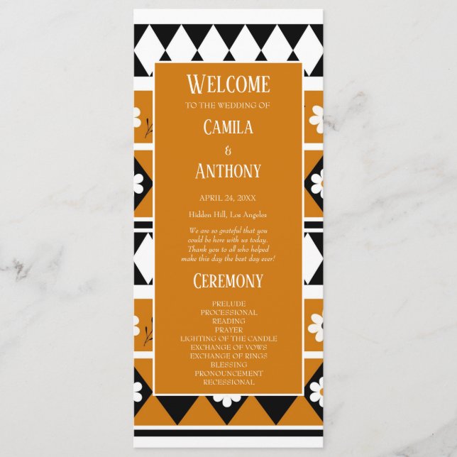 Blume Grenzstreifen Diamond-Boho Blumenmuster Programm (Vorderseite)