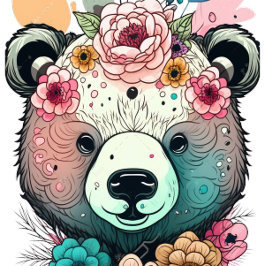 Blume Große Größe T-Shirt