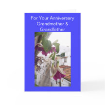 Blume Großeltern Personalisiert Jubiläum