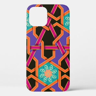 Blume grün orange und lila Geometrisch ethnisch Case-Mate iPhone Hülle