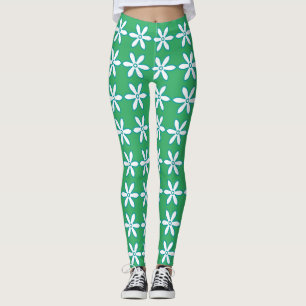 Blume Grüne Leggings