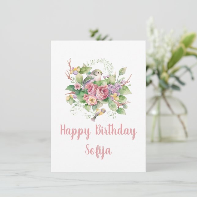 Blume Grüne Rose (Stehend Vorderseite)