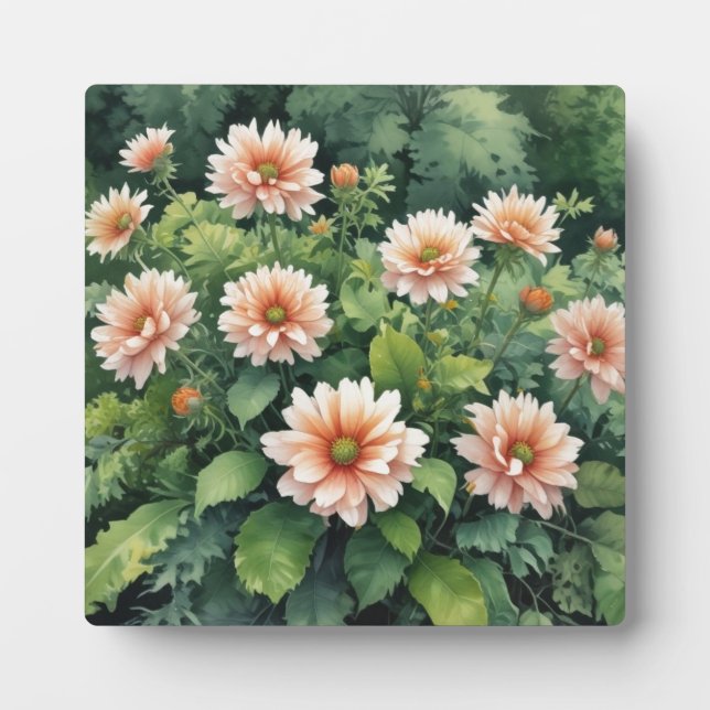 Blume Grüne Weinroute Mendrisiotto Fotoplatte (Vorderseite)