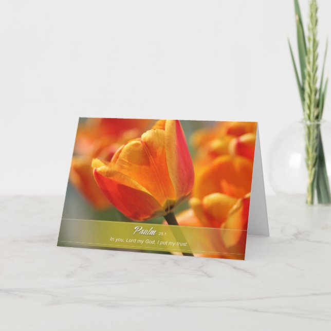 Blume Grußkarte Karte (Vorderseite)