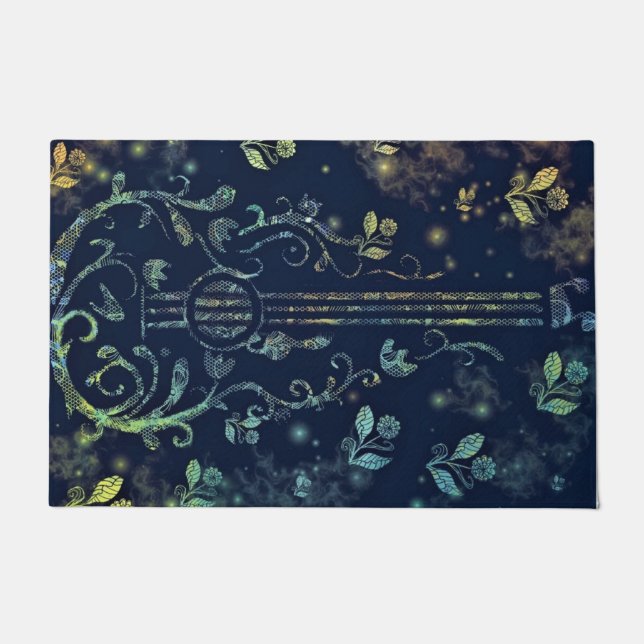 Blume Guitar Art Doormat Fußmatte (Vorderseite)