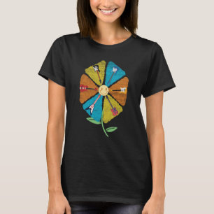 Blume Guitars Set Rock and Roll Fans Music Pla T-Shirt