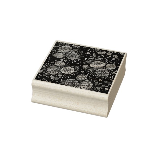 Blume Gummistempel (Stempel)