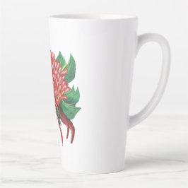 Blume Handgezogene Waratah Wasserflasche Milchtasse