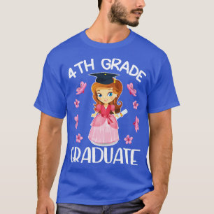 Blume Happy Senior Girl 4. Grade Graduate Class T-Shirt