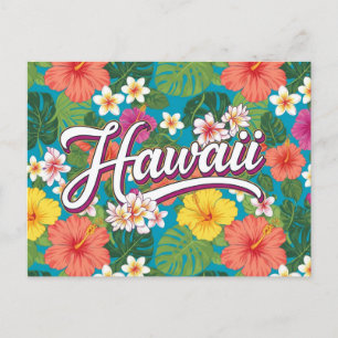 Blume Hawaii Travel Postkarte