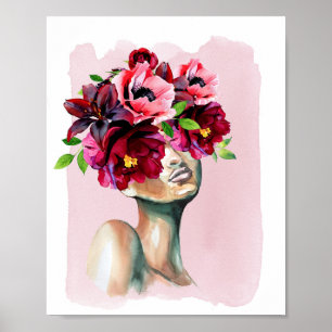 Blume Head Lady Print Poster