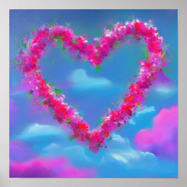 Blume Heart Poster (Vorne)