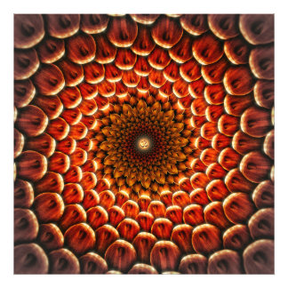 Blume Heilung Mandala OM Fotodruck