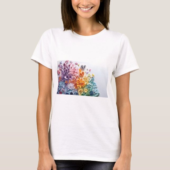 Blume-Hemd T-Shirt (Vorderseite)