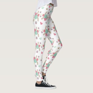 Blume/Herz - Leggings