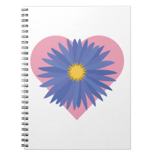 Blume Herz Notizblock
