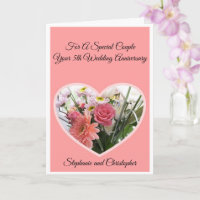 Blume Herz Personalisiert 5. Hochzeitstag