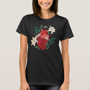 Blume Herzgartenkardiologe T-Shirt