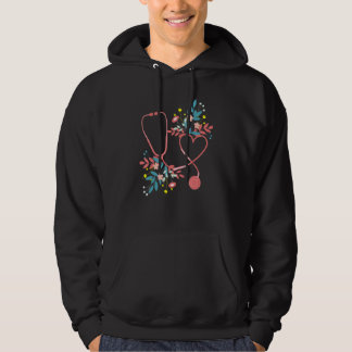 Blume Herzkrubs Liebe Krankenpflege Eingetragene K Hoodie