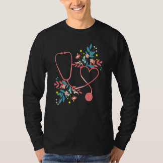 Blume Herzkrubs Liebe Krankenpflege Eingetragene K T-Shirt