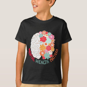 Blume Hirn Selbstmordgedanken und Prävention T-Shirt