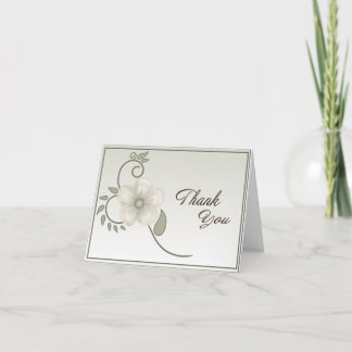 Blume Hochzeit Dankeschön-Karte Dankeskarte