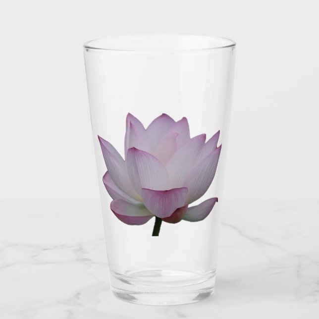 Blume-Hochzeit Glas (Vorderseite)