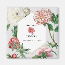 Blume Hochzeiten von Watercolor Pink White Peonies