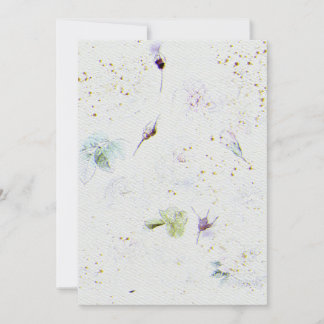 Blume Hochzeitsfeiern Einladung zum Aquarellpapier