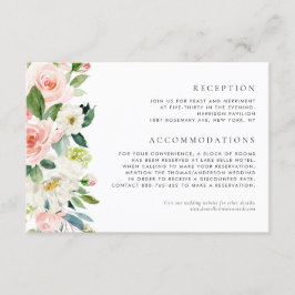 Blume Hochzeitsfeiern im Aquagarten Begleitkarte