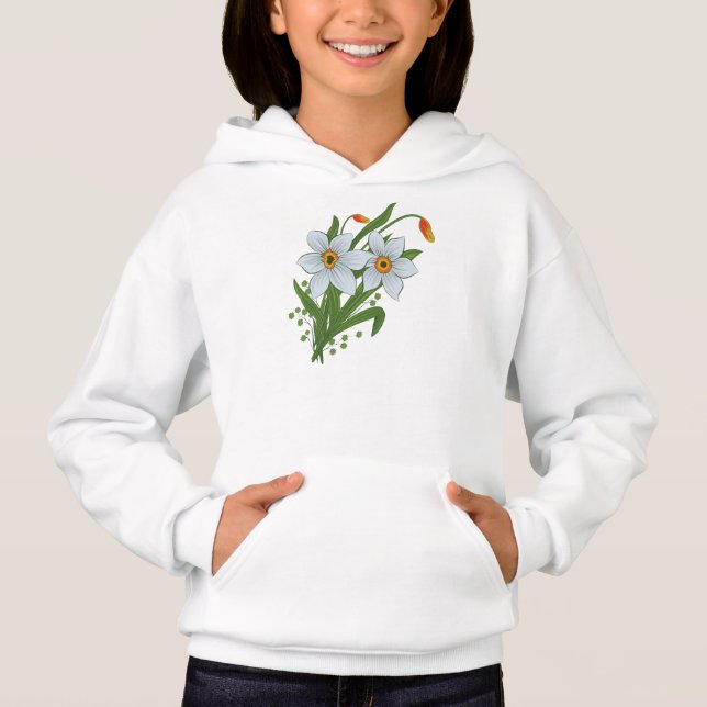 Blume Hoodie (Vorderseite)