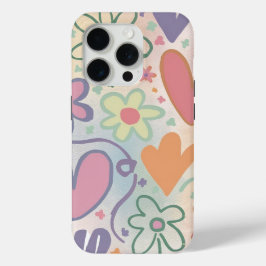 Blume hören Girly Minimalistisch Case-Mate iPhone Hülle