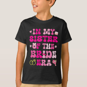 Blume hört Hochzeitsheirat in meiner Schwester T-Shirt